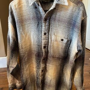 Reed St. James LOAFERS Plaid Button-Up Shirt Multicolor Long Sleeve Men